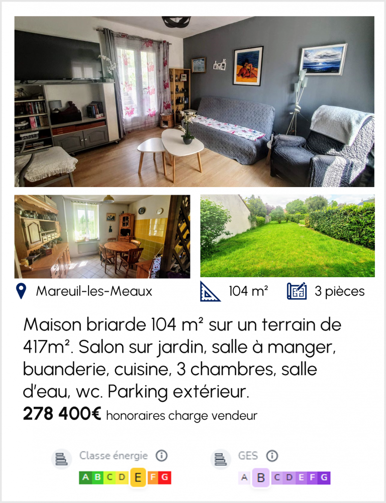 maison Mareuil les Meaux