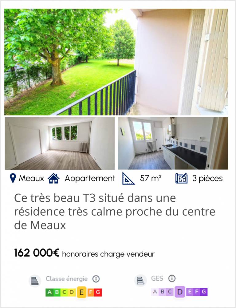 T3 meaux 162 000€